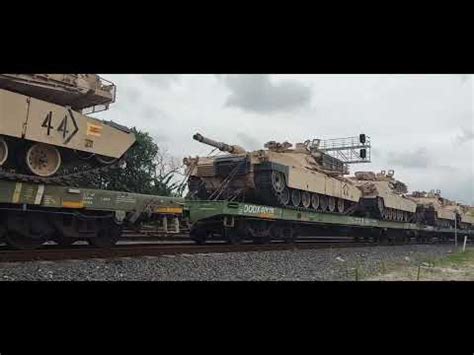 UP 7623 Leads Northbound Military Train Houston TX 5 21 23 YouTube