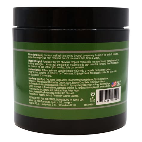 Difeel Vegan Keratin Anti-Frizz Hair Mask, 12 Oz.