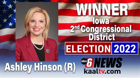 Republican Ashley Hinson Reelected To Represent Iowas 2nd