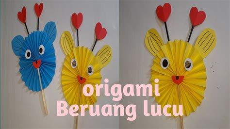 Origami Beruang Lucu Cara Membuat Boneka Lucu Dari Kertas Origami