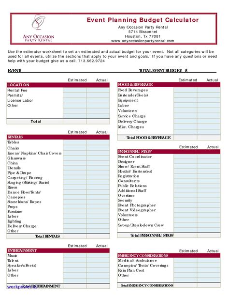 Home Construction Planning Spreadsheet In Home Construction Budget