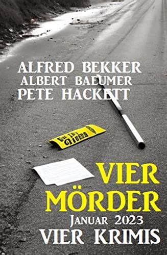 Vier M Rder Januar Vier Krimis Ebook Bekker Alfred Baeumer