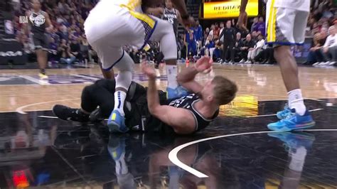 Draymond Green Ejected For Stomping On Domantas Sabonis NBA On ESPN