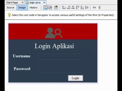 Tutorial Multi User Login Java Netbeans Database Mysql Part