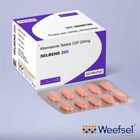 Albendazole Tablets Manufacturer & Exporter: Weefsel Pharma