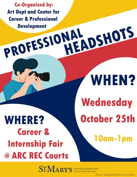 Headshots At The Career And Internship Fair St Marys College Of Maryland