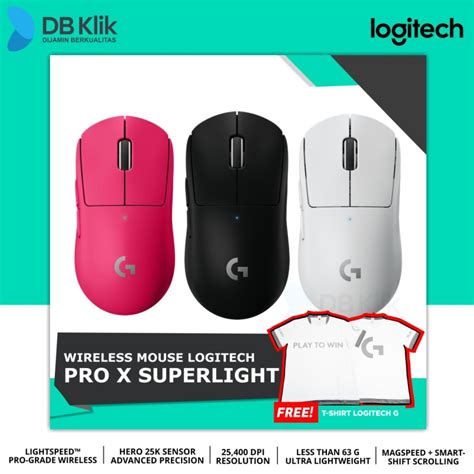 Jual Mouse Gaming Logitech G Pro X Superlight Wireless 25400 Dpi Shopee Indonesia