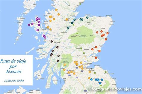 Ruta de viaje por Escocia en coche 15 días Fotografiando Viajes