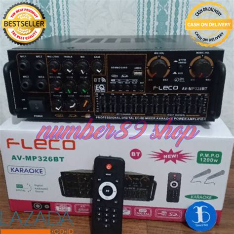 PROMO Sunbuck Audio Fleco AV MP326BT Amplifier Bluetooth USB SD FM