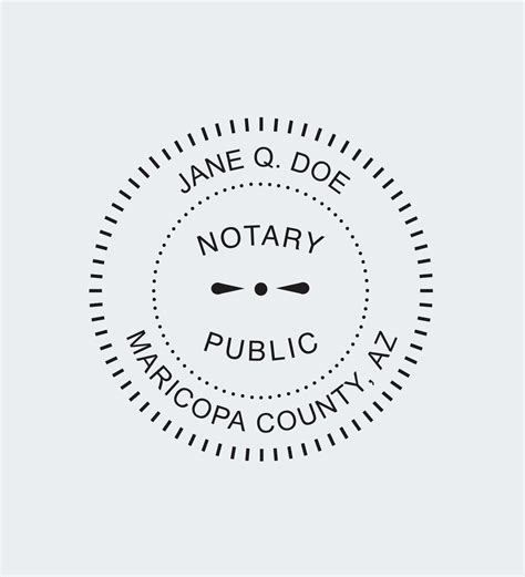 Arizona Notary Seals Nna