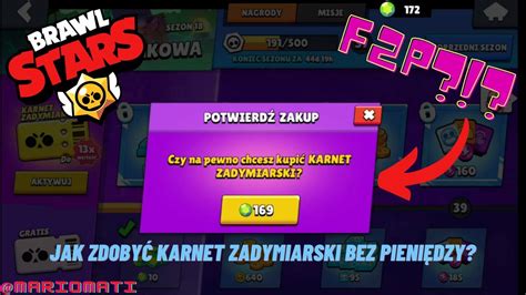 Brawl Stars Karnet Zadymiarski W F2P Za Darmo YouTube