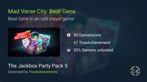 Mad Verse City: Beat Gene achievement in The Jackbox Party Pack 5