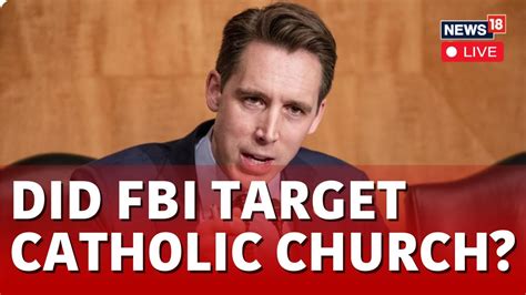 U S News Live Senator Josh Hawley Slams FBI Director Christopher