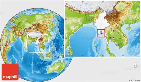 physical location map  insein highlighted country highlighted