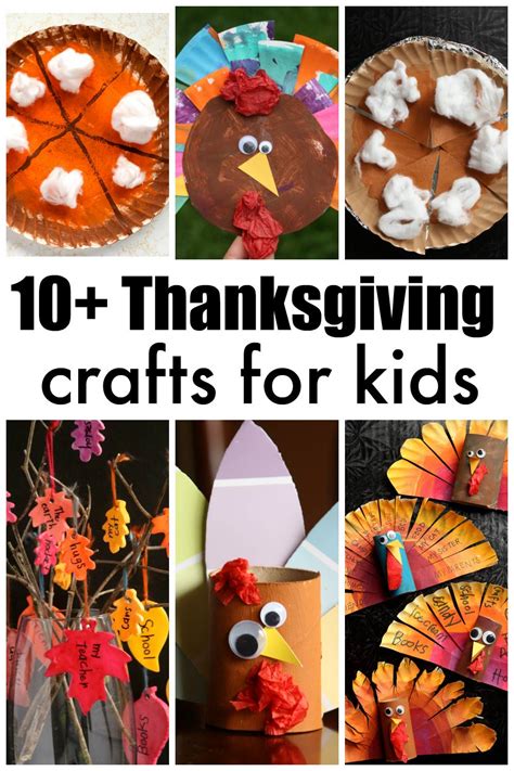 10+ Thanksgiving Crafts for Kids - Happy Hooligans