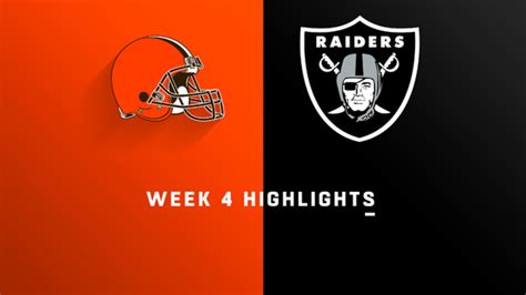 Browns vs. Raiders highlights | Week 4