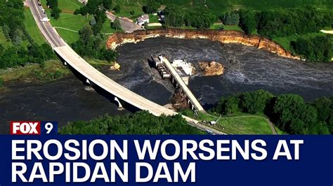 Erosion Worsens At Rapidan Dam Youtube