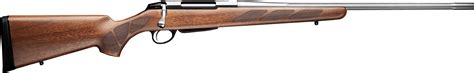 Tikka T3 Hunter Stainless Fluted 243 Win Rifle Checkered Wood Stock