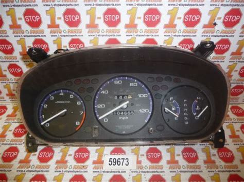 Purchase 96 00 Honda Civic At Speedometer Instrument Cluster 160k