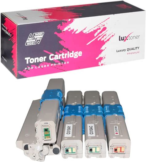 LUXTONER 4X DO OKI C310 C330 MC352DN MC361DN MC362DN CMYK Opinie I