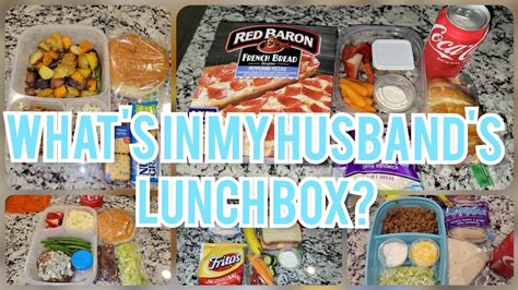 Whats In My Husbands Lunchbox Youtube