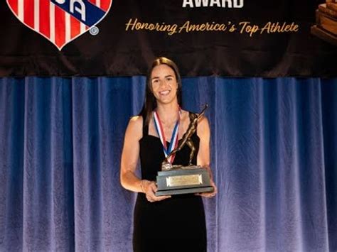 Caitlin Clark Wins 93rd AAU James E Sullivan Award YouTube