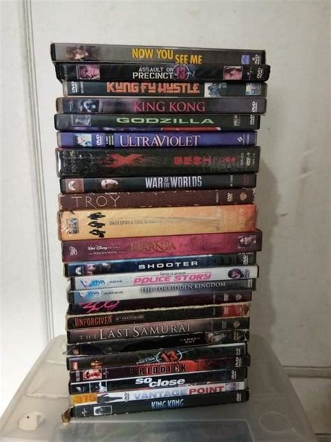 Action Movie Bundle Set Of 23 Movies Dvd Narnia Now You See Me King Kong Godzilla