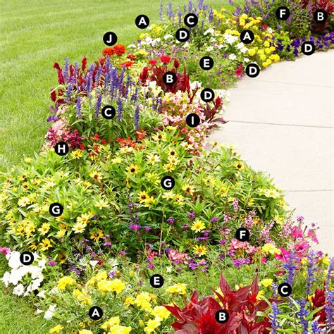 Create A Stunning Flower Border Along Your Front Walkway