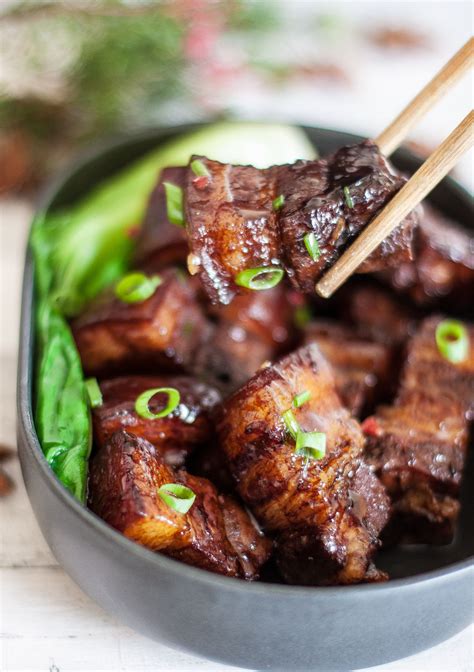 Braised Pork Belly Cooking With Lei