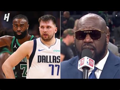 SHAQ NBA TV Crew Reacts To Celtics Game 2 Win 2024 NBA Finals YouTube