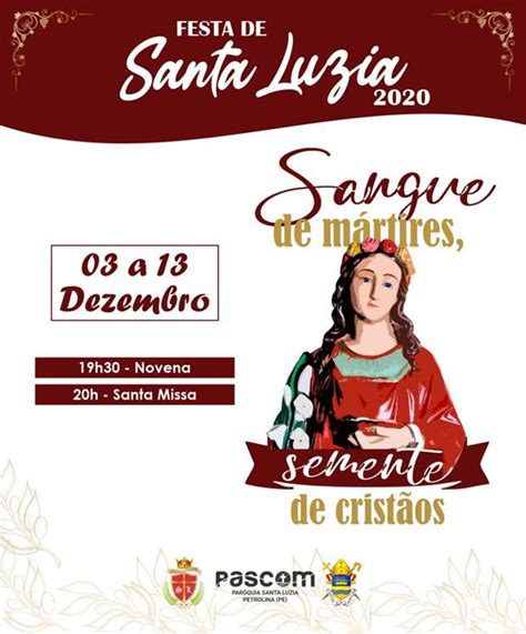 Novena E Festa De Santa Luzia Em Petrolina Pe