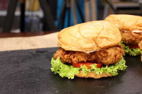 Zinger Burger Kfc Style Restaurant Special Recipe