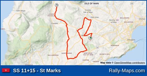 SS 11 15 St Marks Stage Map Manx National Rally 2019 Rally Maps