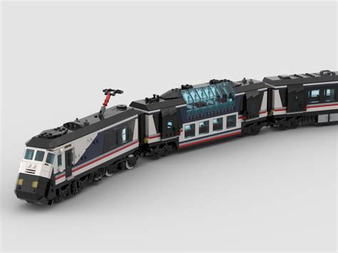 Lego Moc Metroliner Express Train By Symbioza Rebrickable Build