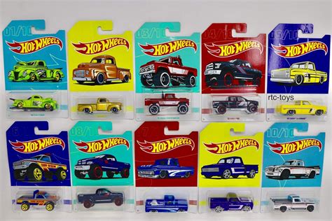 Amazon.com: Hot Wheels 2019 American Pickup Truck Set - Walmart Exclusive Series Set of 10 ...