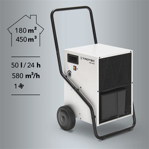 Déshumidificateur d air professionnel TTK 170 S TROTEC