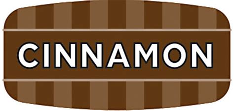 Cinnamon Flavor Labels Cinnamon Bakery Stickers At