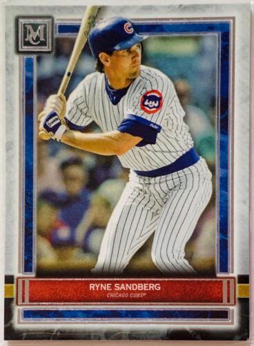 Ryne Sandberg Topps Museum Collection Baseball Card Chicago Cubs