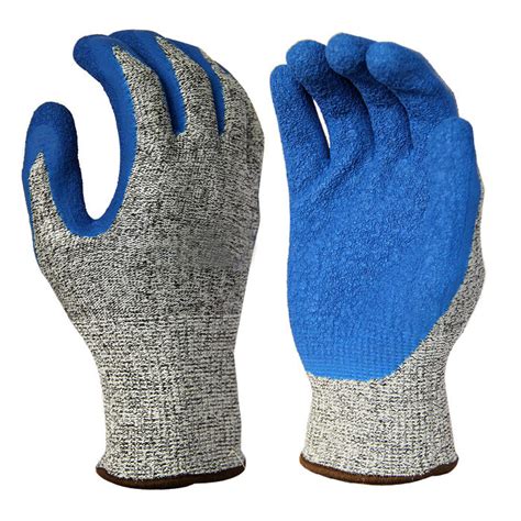 LXC100 13G HPPE Anti Cut Level 5 Latex Working Gloves Shandong Youmin