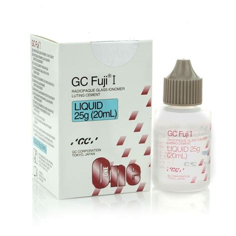 Gc Gold Label Fuji 1 Radiopaque Luting And Lining Glass Ionomer Dental