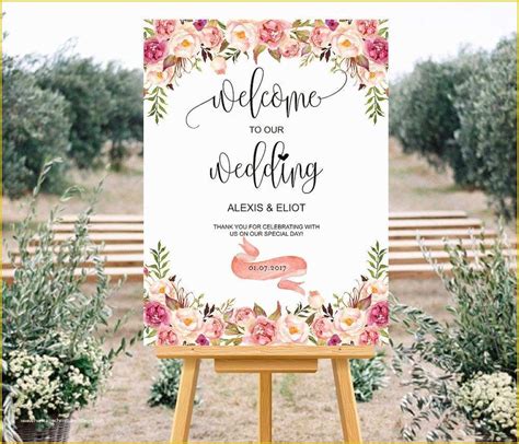 Free Wedding Sign Templates Of Free Printable Blank Signs ...