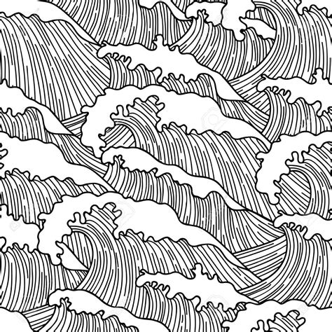 Sea Waves Drawing at GetDrawings | Free download