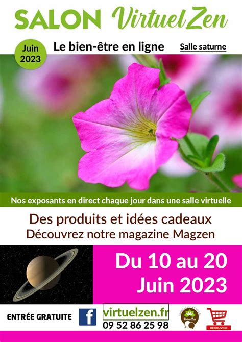 Calaméo Salon du bien être en ligne du 10 au 20 juin 2023 par