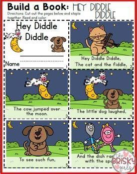 Nursery Rhymes Preschool Hey Diddle Diddle Nursery Rhyme Sequencing