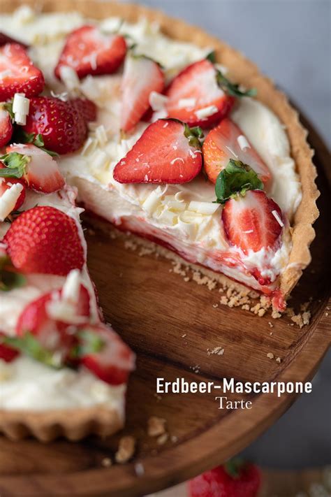 Erdbeer Mascarpone Tarte Einfach Backen Mit Sally Und Lidl Artofit