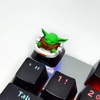 Keycap Yoda Star Wars Tecla Personalizada Para Teclado Mec Nico