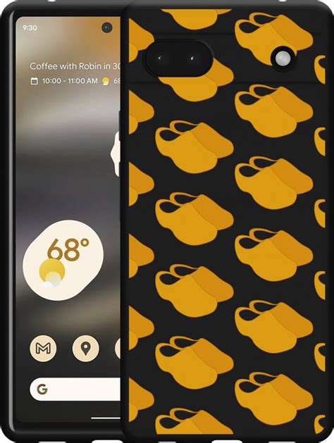 Cazy Hoesje Zwart Geschikt Voor Google Pixel 6a Klompen Bol