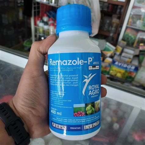 FUNGISIDA REMAZOLE P 490 EC 400 ML PENGENDALI BERCAK DAUN Lazada