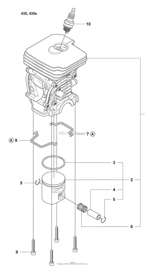 Husqvarna 435 Parts Visualized