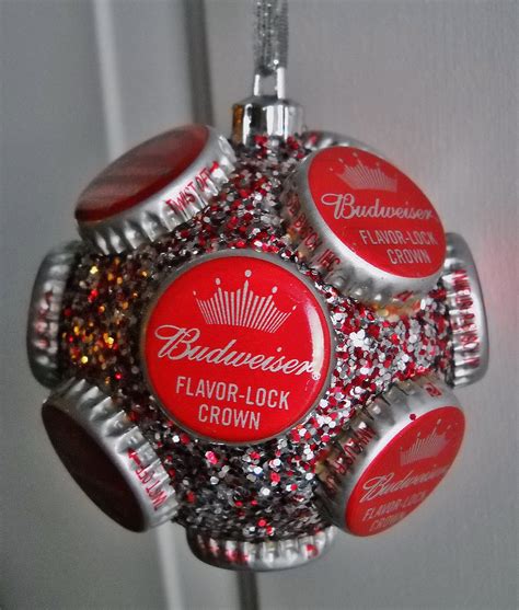 Budweiser Beer Bottle Cap Christmas Ornament - Etsy